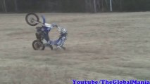 Dirt Bike YZ 125 Crash
