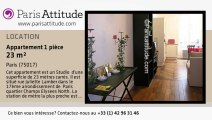 Appartement Studio à louer - Pereire, Paris - Ref. 2101