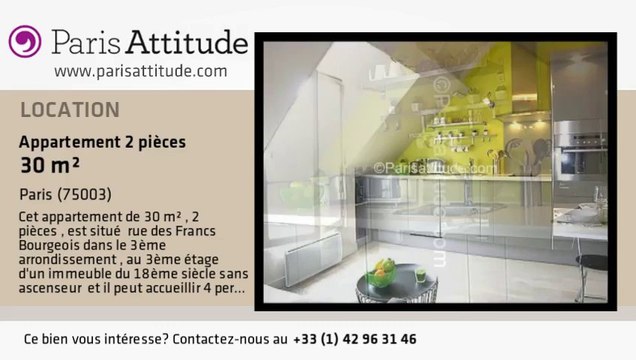 Appartement 1 Chambre à louer - St Paul, Paris - Ref. 7358