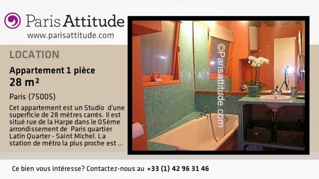 Appartement Studio à louer - Quartier Latin/St Michel, Paris - Ref. 749
