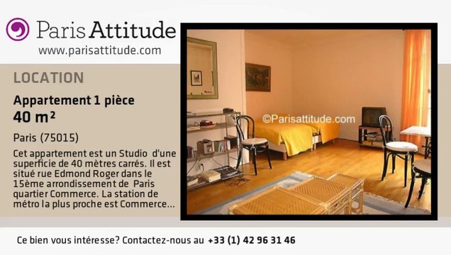 Appartement Studio à louer - Commerce, Paris - Ref. 1317