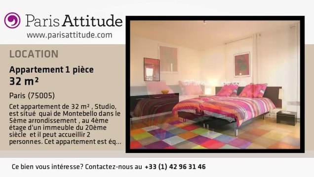 Appartement Studio à louer - Quartier Latin/St Michel, Paris - Ref. 7218