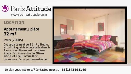 Appartement Studio à louer - Quartier Latin/St Michel, Paris - Ref. 7218