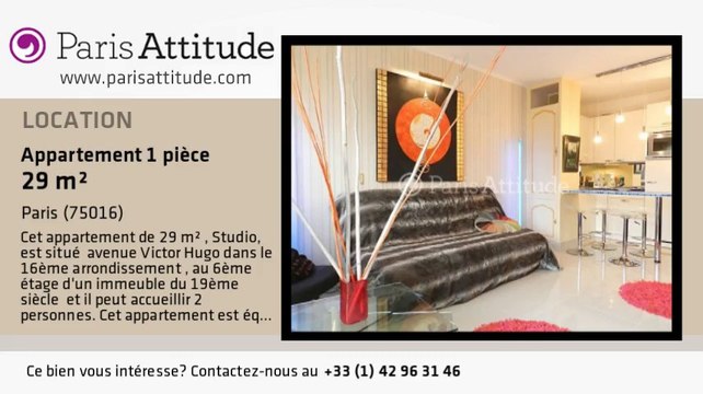 Appartement Studio à louer - Rue de la Pompe, Paris - Ref. 8160