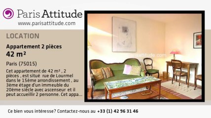 Appartement 1 Chambre à louer - Parc André Citroën, Paris - Ref. 5404
