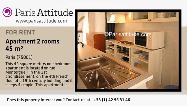 1 Bedroom Apartment for rent - Châtelet, Paris - Ref. 968