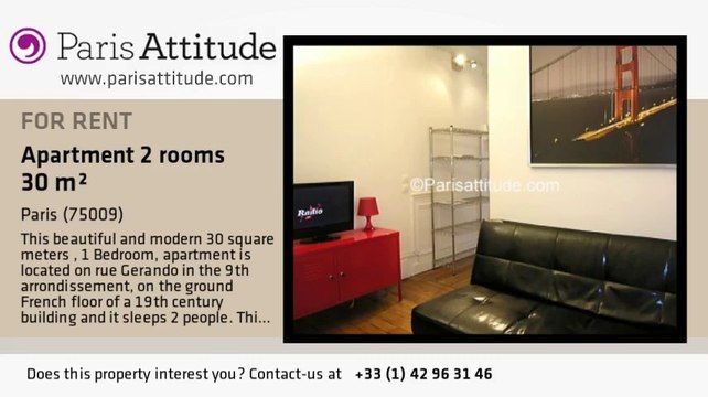 1 Bedroom Apartment for rent - Poissonnière, Paris - Ref. 5814