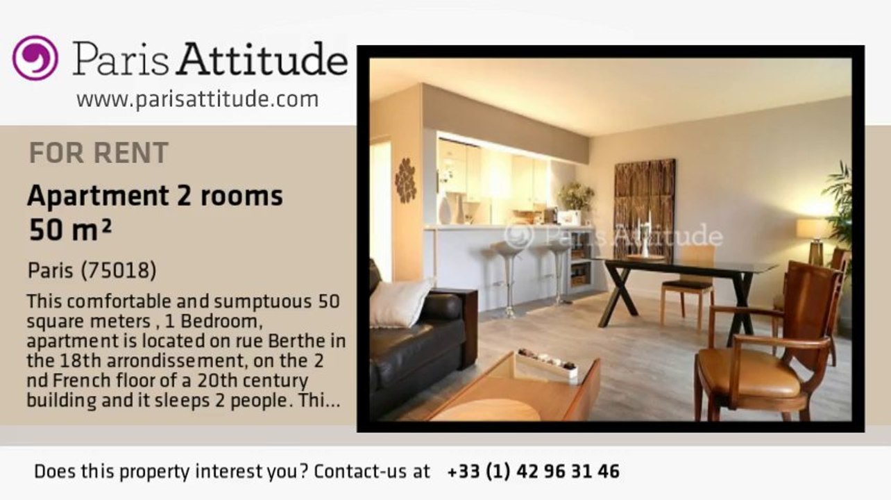 1 Bedroom Apartment for rent - Montmartre, Paris - Ref. 7795