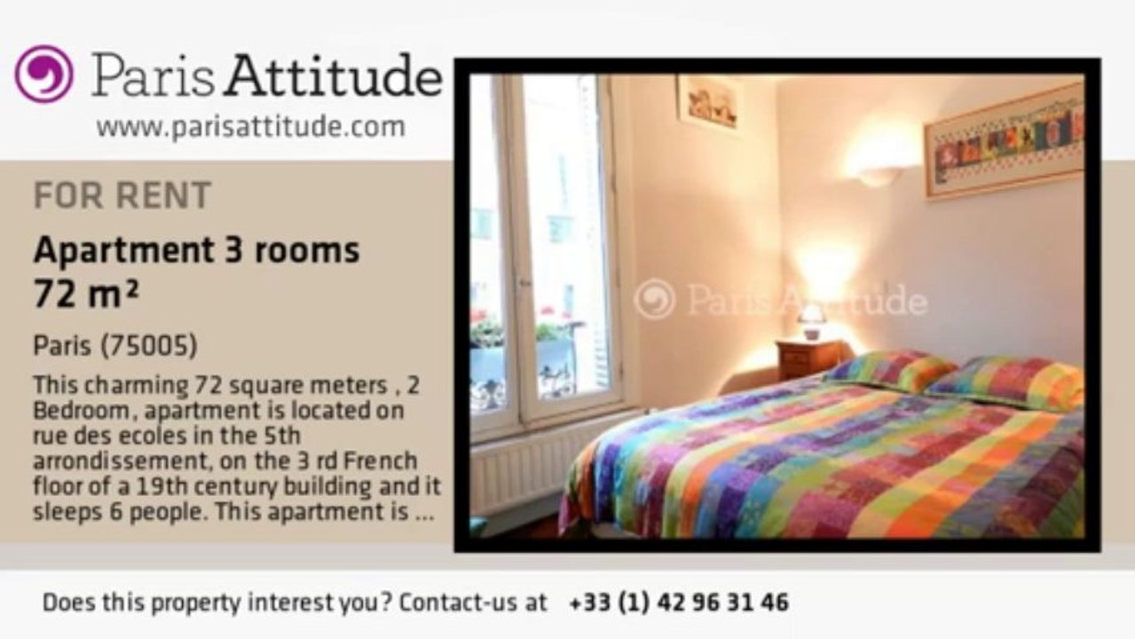 2 Bedroom Apartment for rent - Panthéon/Sorbonne, Paris - Ref. 1919