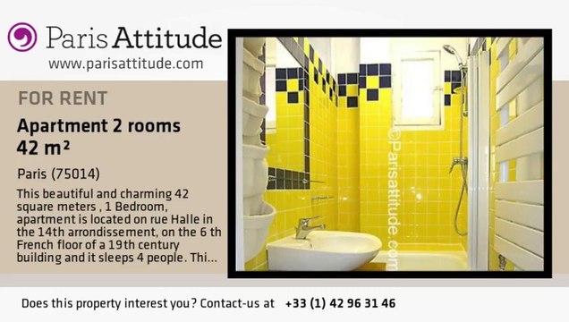 1 Bedroom Apartment for rent - Denfert Rochereau, Paris - Ref. 7033