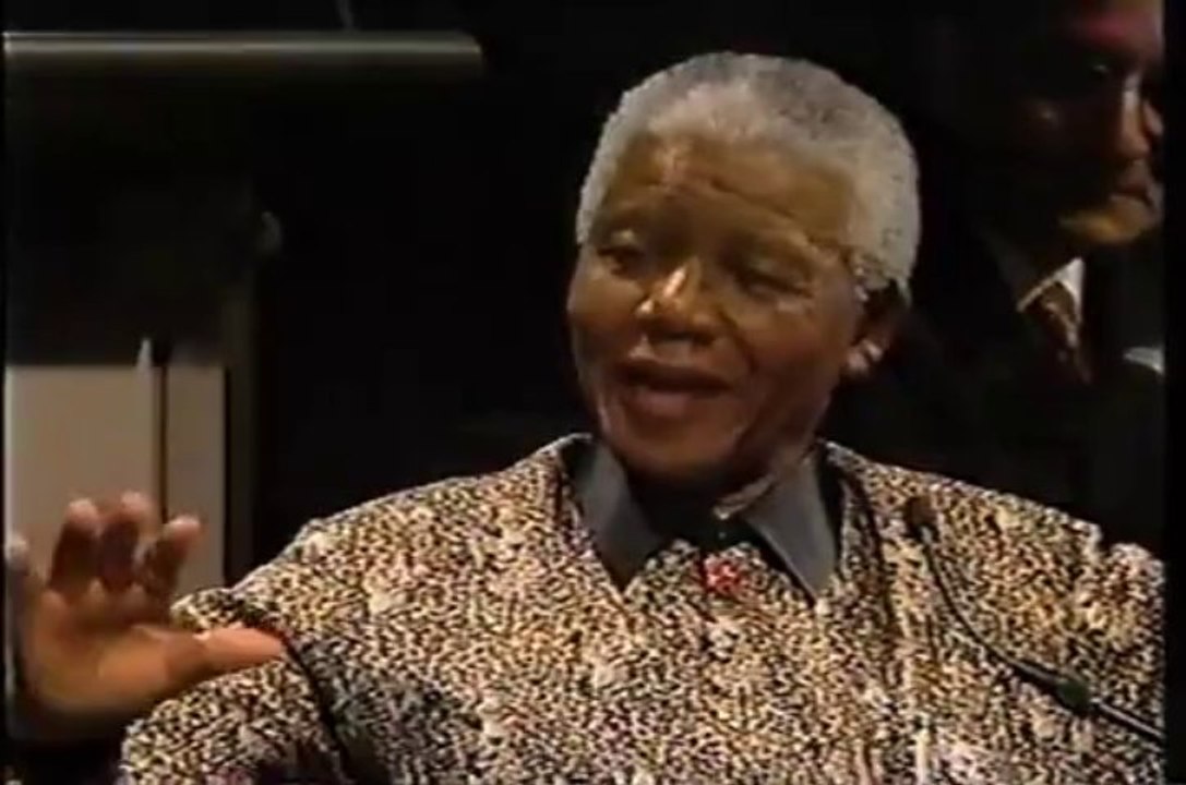 4.Nelson Mandela talking about his wife