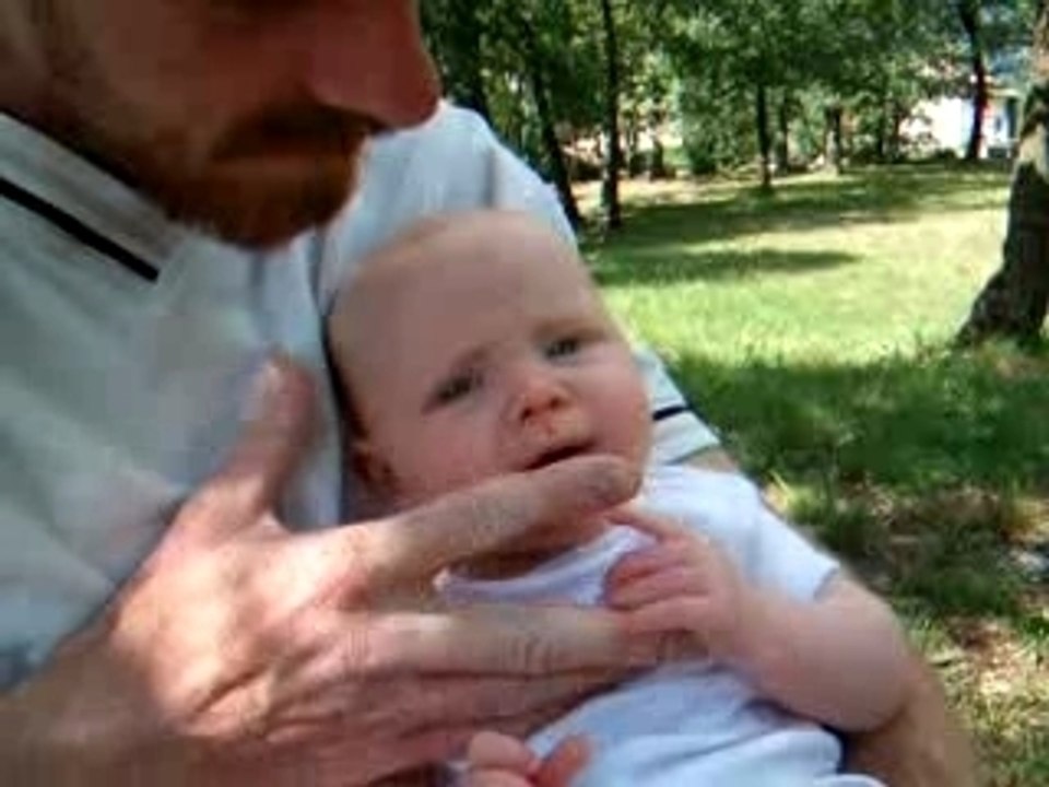 1er babillages avec papa