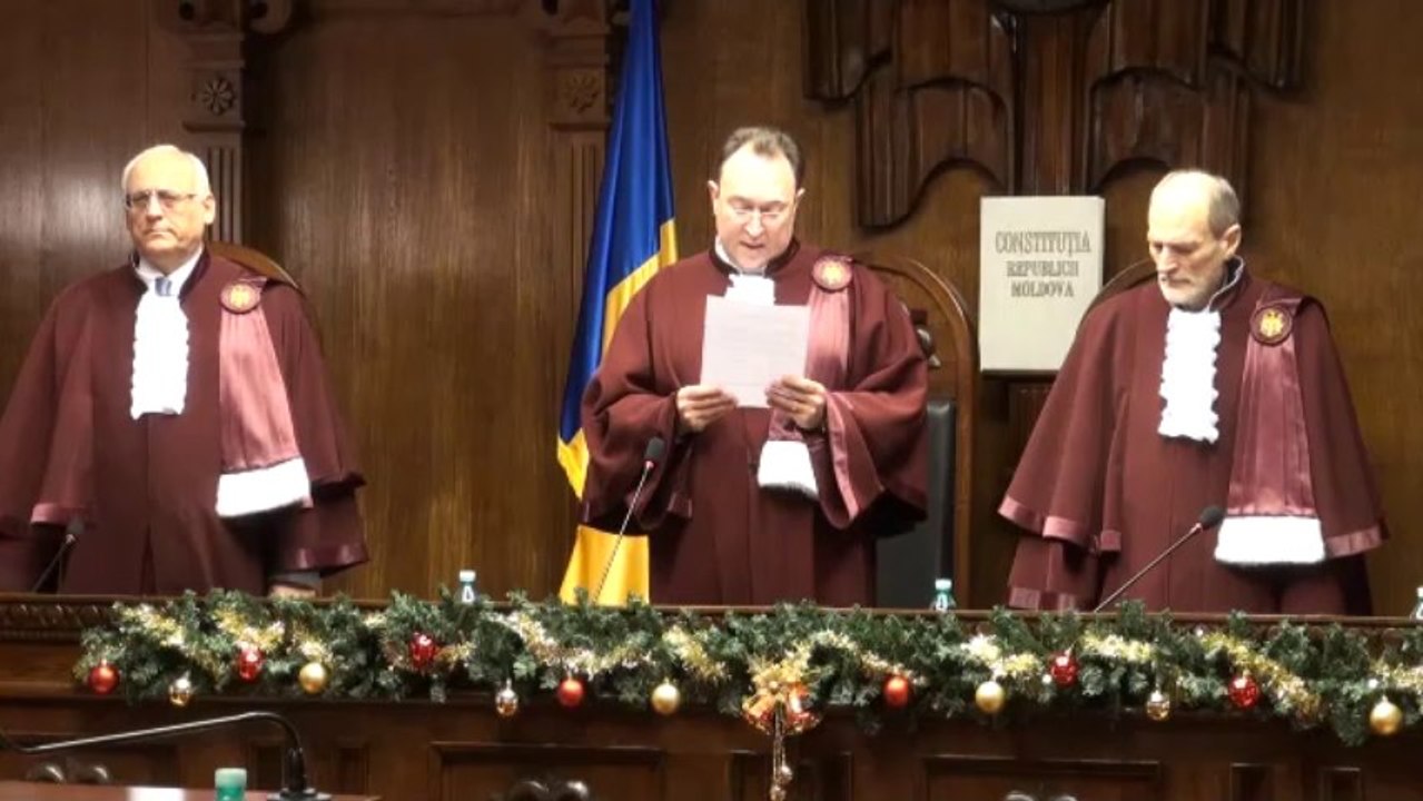 ISTORIE: Limba româna este limba de stat a Republicii Moldova. Curtea Constitutionala, 5 Decembrie 2013