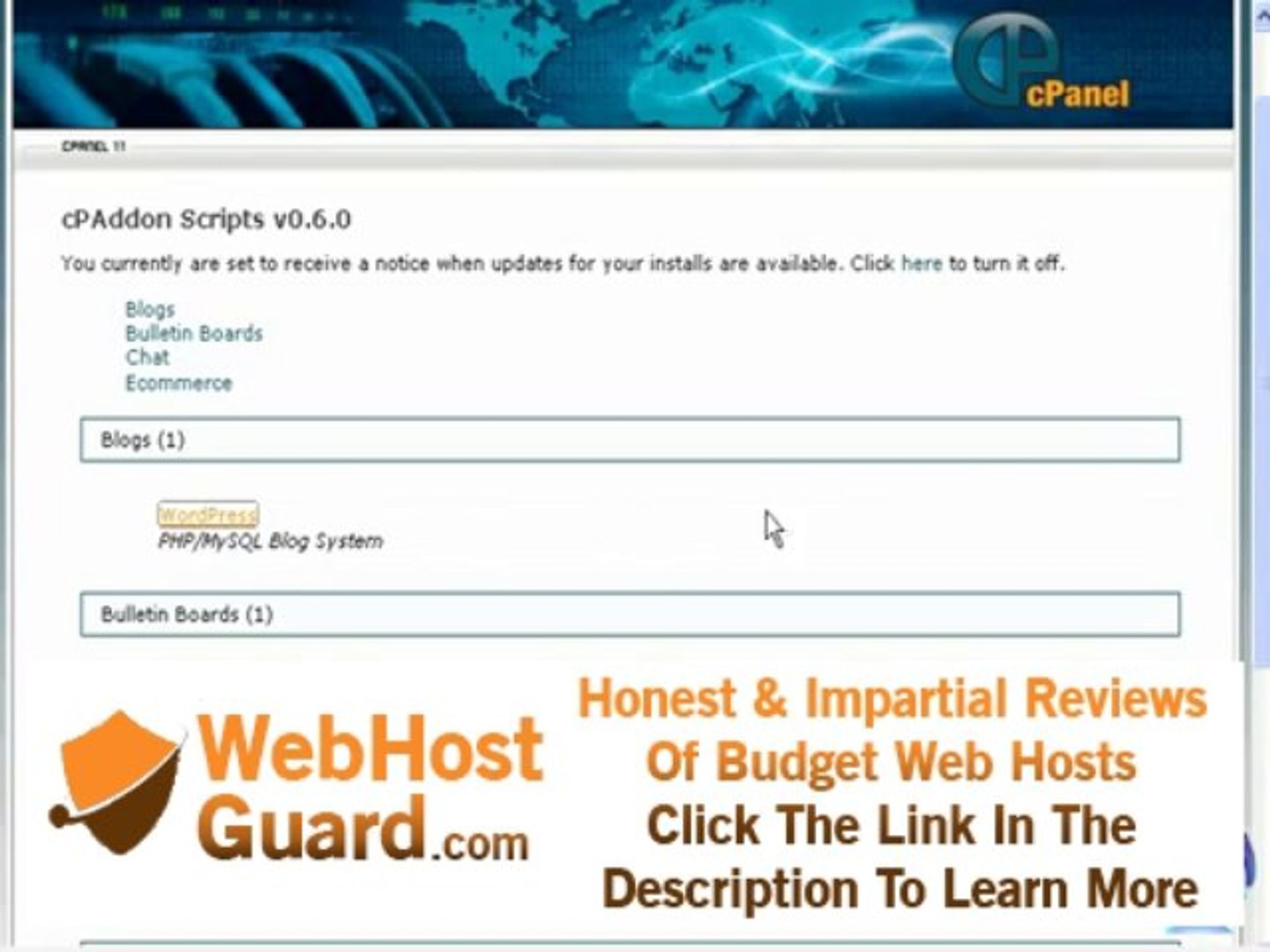 ⁣[Web Hosting Tutorial] How to use the cPanel Built in script installer