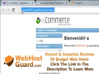 Como instalar Oscommerce en  un Hosting
