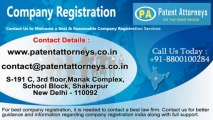 Private Company Registration | PatentAttorneys.co.in