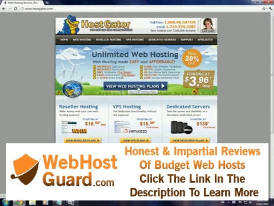 Hostgator UNLIMITED web hosting for 1 CENT (Coupon Included)