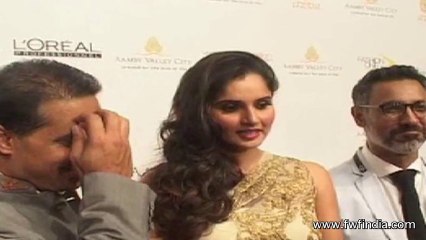 (Beate Bullet) Sania mirza at Bridal Fashion Week