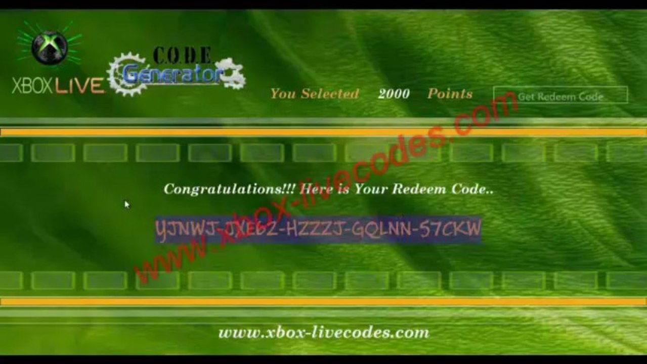 ★ Unlimited Xbox Live Codes and Microsoft Points [HOT] [New Windows App]