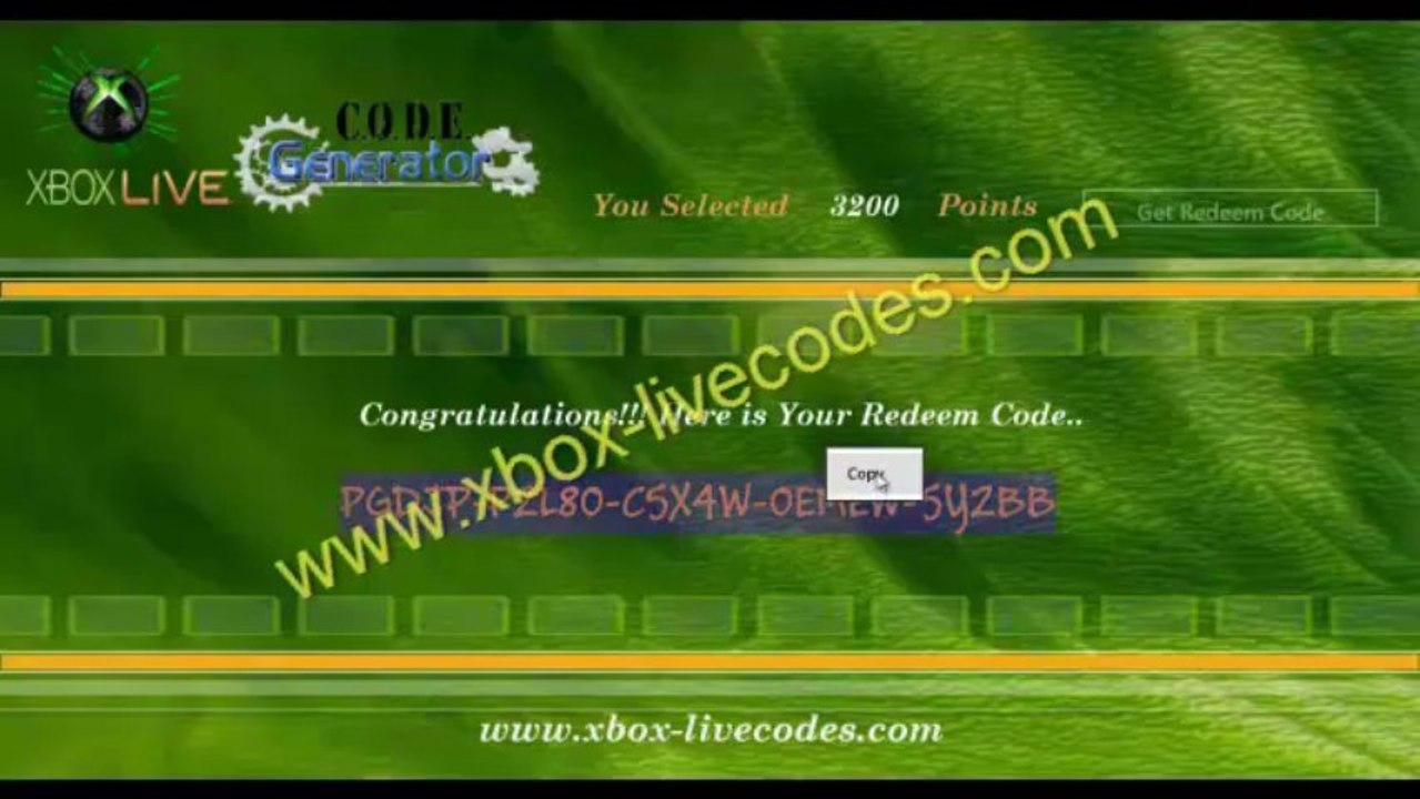 Xbox Live Code Generator Free Xbox Codes 12 Membership [Working 2013