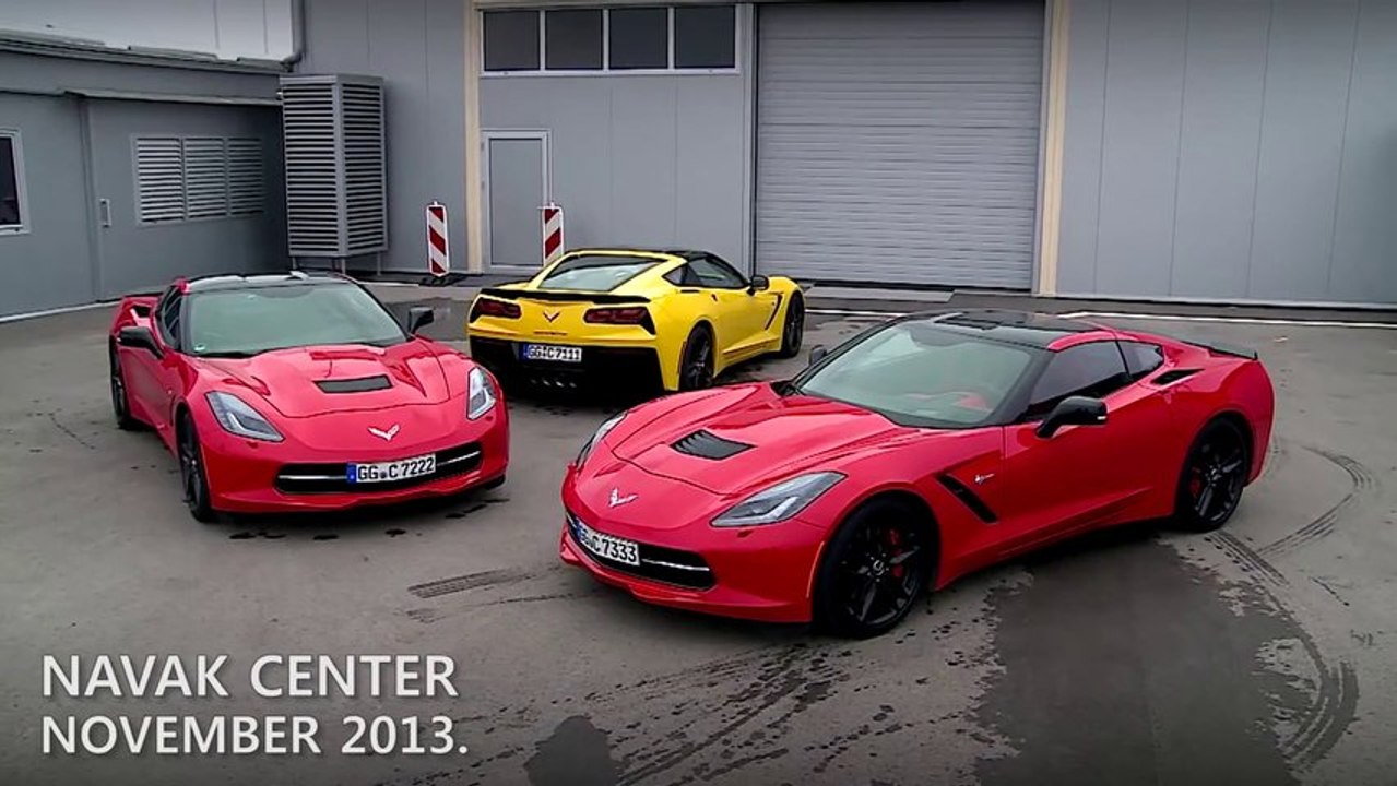 La Corvette Stingray sur le circuit de Navak