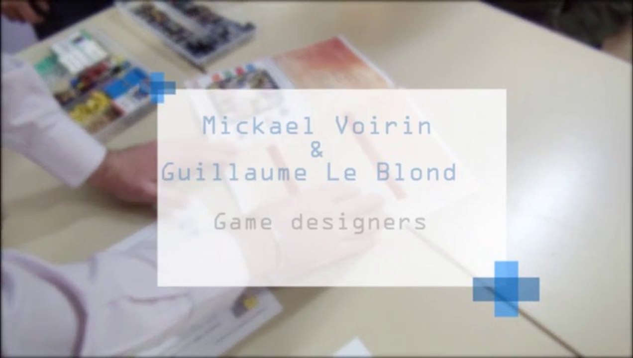 Mickael Voirin & Guillaume Le Blond @ Gamelier - Playtesting Esperym, a tabletop game
