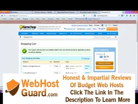 NameCheap Coupon Codes Domain, VPS dan Shared Hosting Oktober 2013