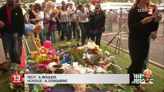 L'Afrique du Sud, en deuil, chante et danse pour Nelson Mandela