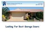 Garage Doors Repairs Perth