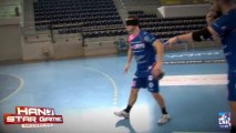 Hand Star Game : Igor Anic et Léo Le Boulaire s'essaient au penalty à l'aveugle