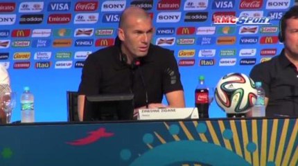 Coupe du Monde 2014 / Zidane espère un groupe difficile pour la France - 06/12