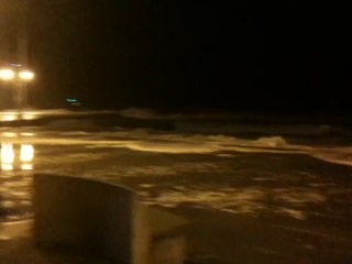 La tempête Xaver à Dunkerque (digue des Alliés)