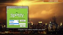 December 2013 Spotify Premium Code Generator working100% Updated