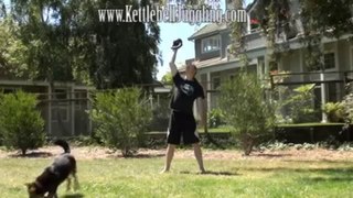 Kettlebell Juggling Dog Interference