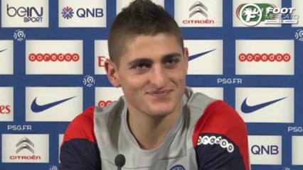 Les premiers mots de Verratti en français