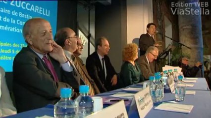Premier meeting de campagne pour Jean Zuccarelli, candidat à la mairie de Bastia