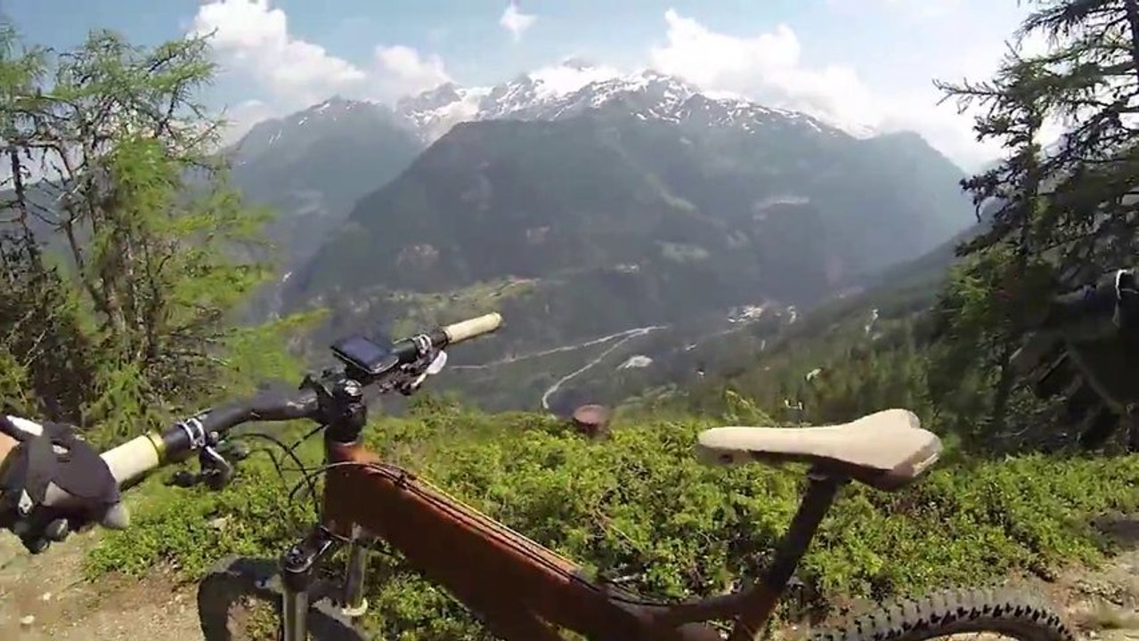 VTT enduro freeride Valais avec Exoride