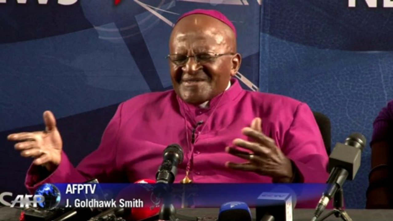 Desmond Tutu bouleversé après la mort de Mandela