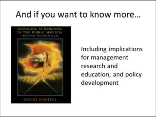 REF Impact Presentation - Getting IT right in the public services