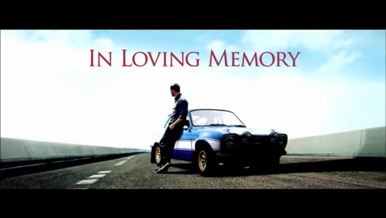 A Tribute to Paul Walker
