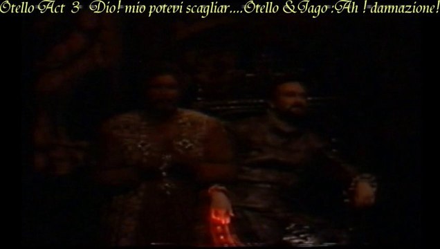 Otello Act 3 : Aria ; Dio! mio potevi scagliar...Ah! dannazione! Ankara State Opera and Ballet
