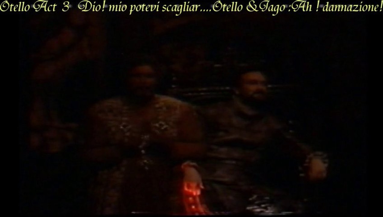 Otello Act 3 : Aria ; Dio! mio potevi scagliar...Ah! dannazione!  Ankara State Opera and Ballet