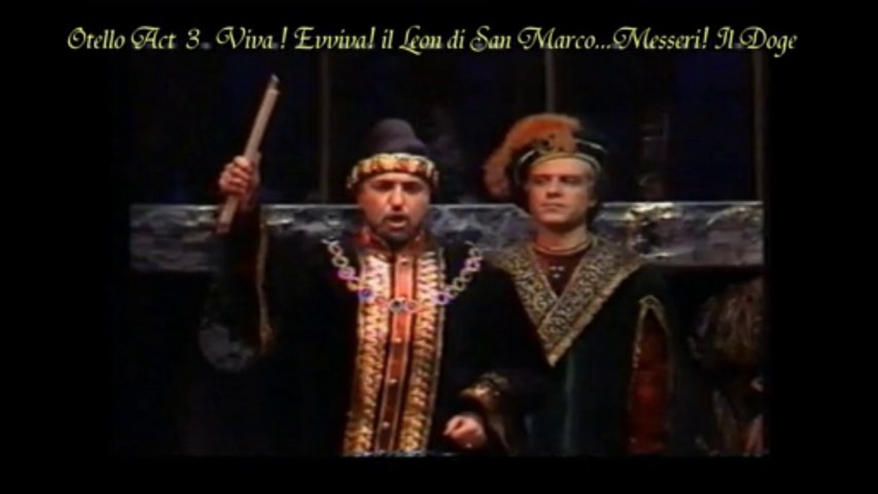 Otello Act 3 : Viva! Evviva! Viva il Leon di San Marco ...Messeri! Il Doge.. Ankara State Opera and Ballet