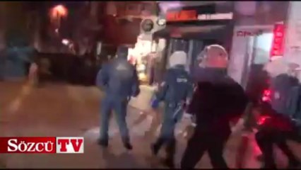 Taksim'de polis müdahalesi!