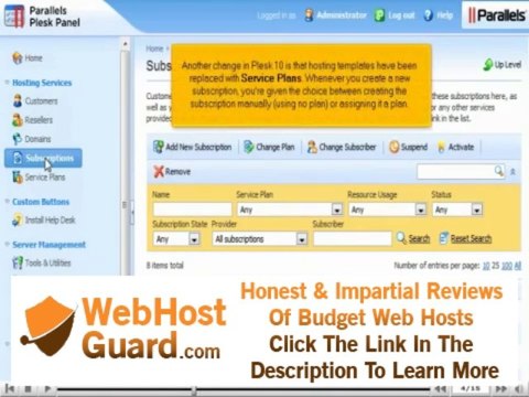 Getting Started with Parallels Plesk Panel 10 - Canadian Web Hosting
