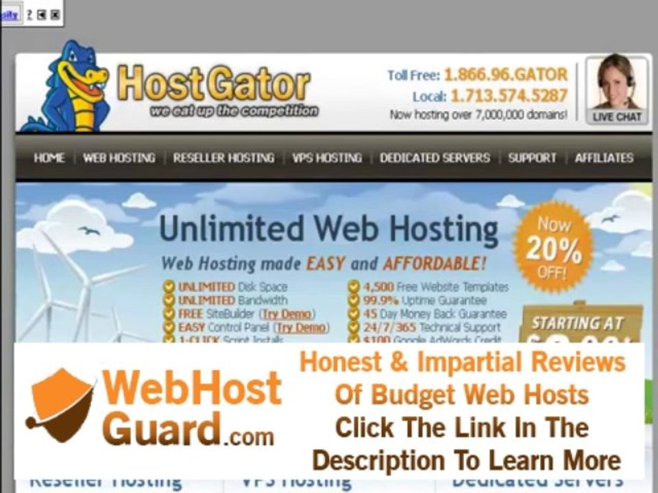 (Tutorials Coupon HostGator)-Hosting per solo 1cent-1CENTESIMOITALY