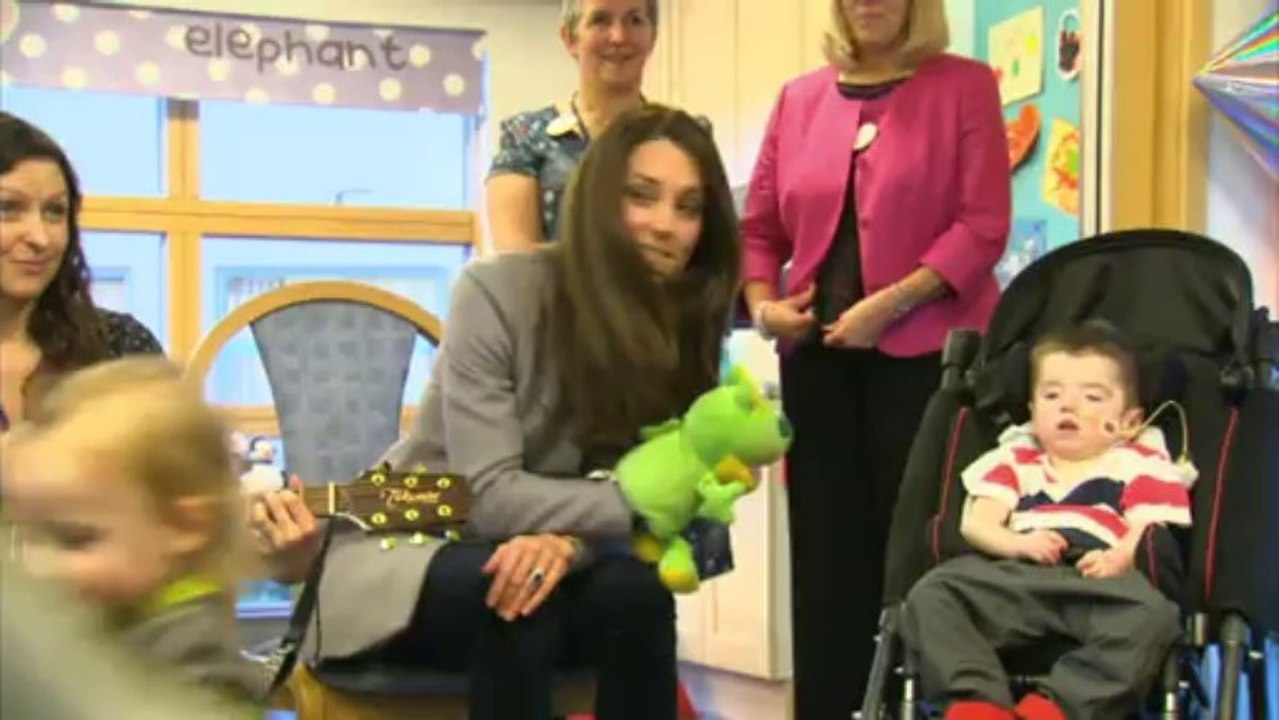 Duchess of Cambridge visits children's hospice