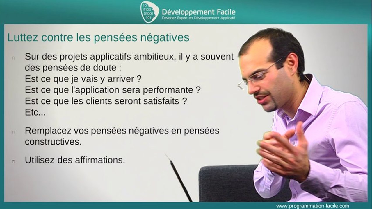Luttez contre les pensées négatives
