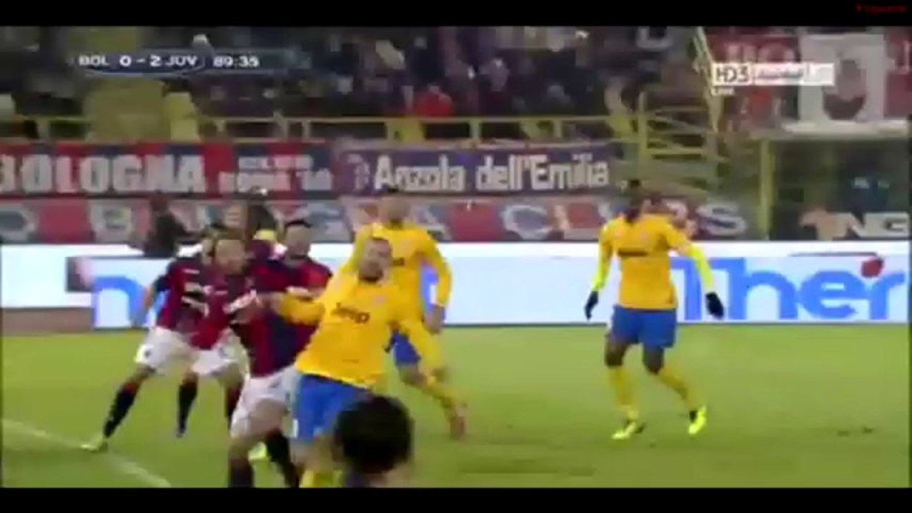 Bologna vs Juventus 0-2 Giorgio Chiellini Goal HD 06/12/2013