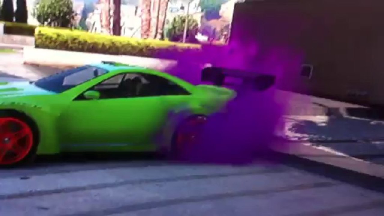 purple smoke